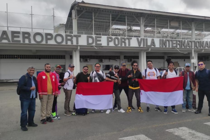 Foto: Delegasi Indonesia menghadiri ivent 7th MACFEST di Port Vila - Vanuatu tanpa diundang, Juli 2023 (disediakan).